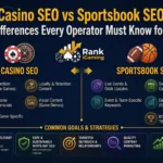 Casino SEO vs Sportsbook SEO: 7 Key Differences in 2026