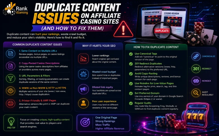 Duplicate Content Issues